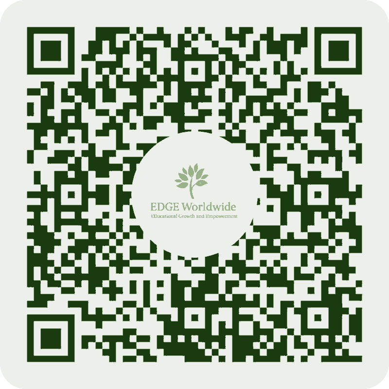 QR code to donate to EDGE Worldwide internationally by bank transfer with Wise